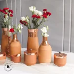 چیدمان میز و گلدان