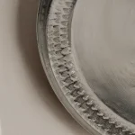 ظرف چکش کاری مس سفید قلم زنی