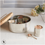 ظرف در دار نگه دارنده ادویه تنقلات ۷ خانه