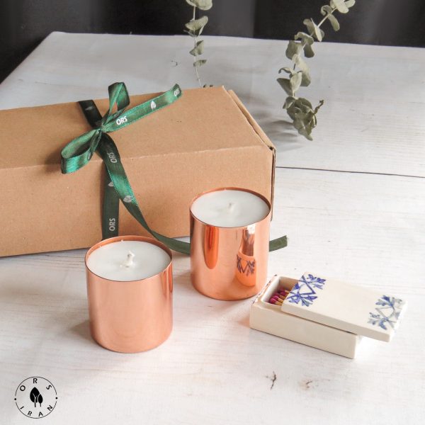 پک هدیه مسی و سرامیکی