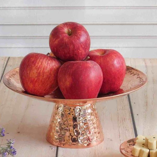 ظرف پایه دار مسی سرو